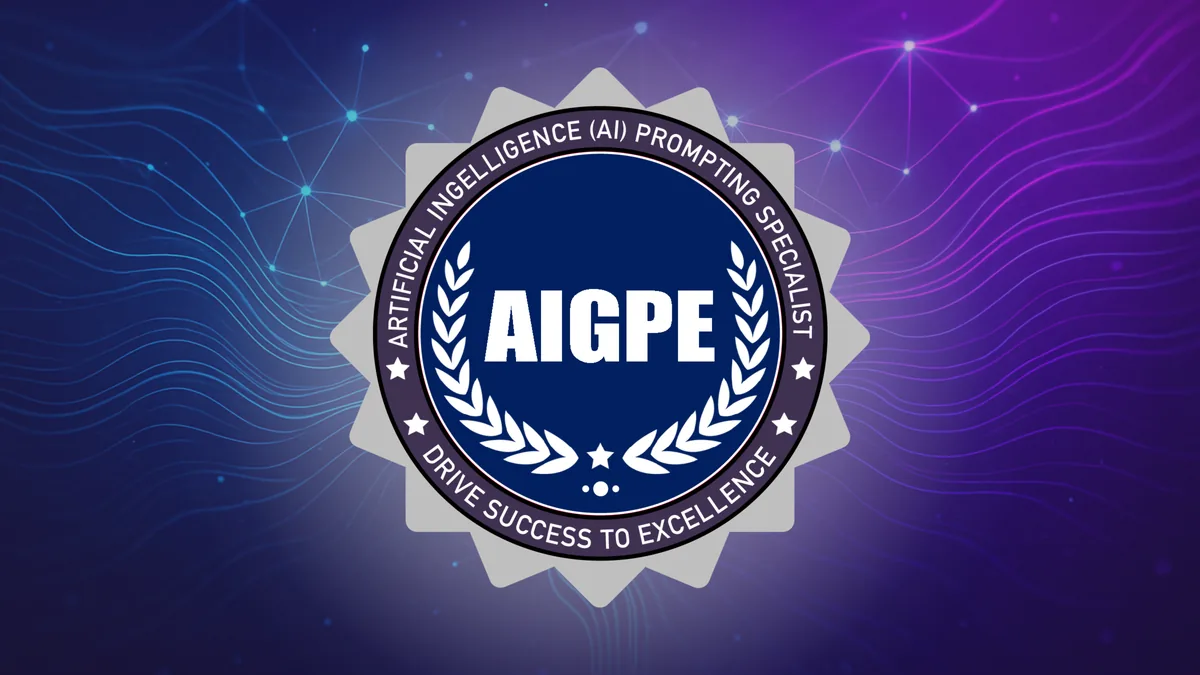 AIGPE® course logo for AI-Powered Prompting Mastery: Work Smarter with ChatGPT