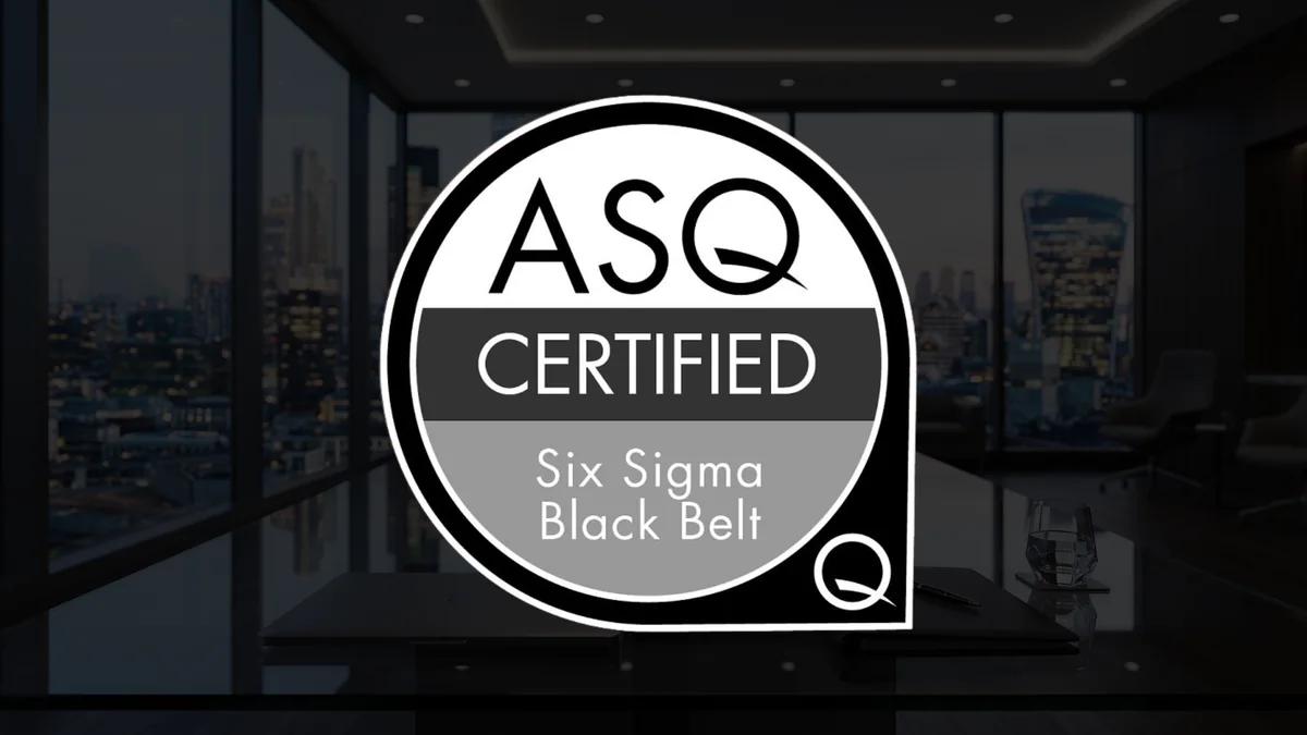 AIGPE® course logo for Six Sigma Black Belt (CSSBB) Exam Prep: Six Sigma Black Belt