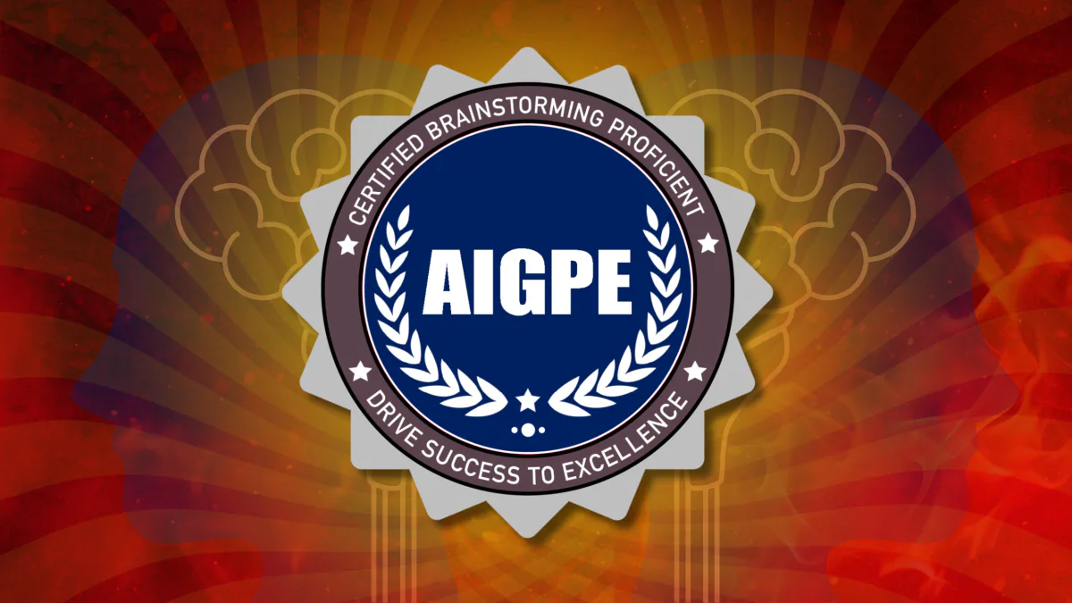 AIGPE® course logo for Brainstorming Proficient
