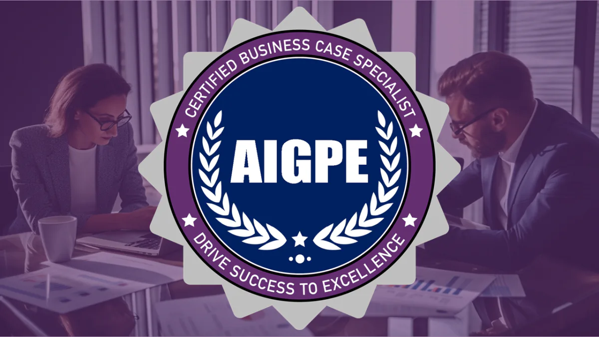 AIGPE® course logo for Business Case Specialist