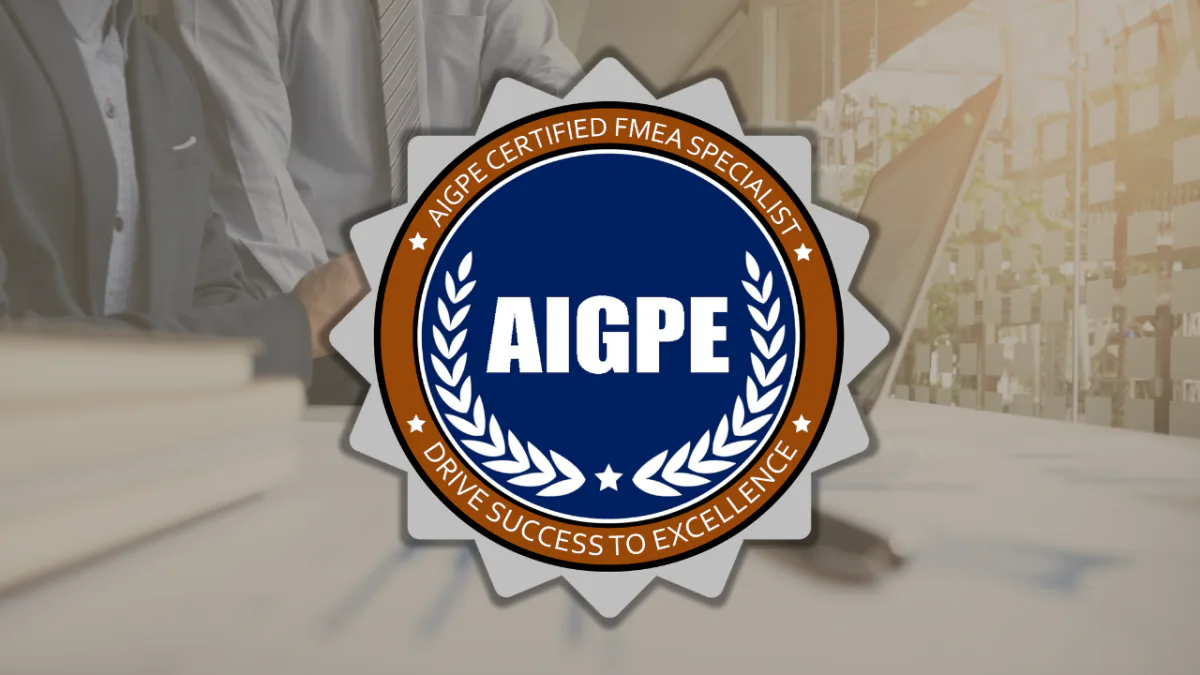 AIGPE® course logo for FMEA Specialist / Certified FMEA Practitioner