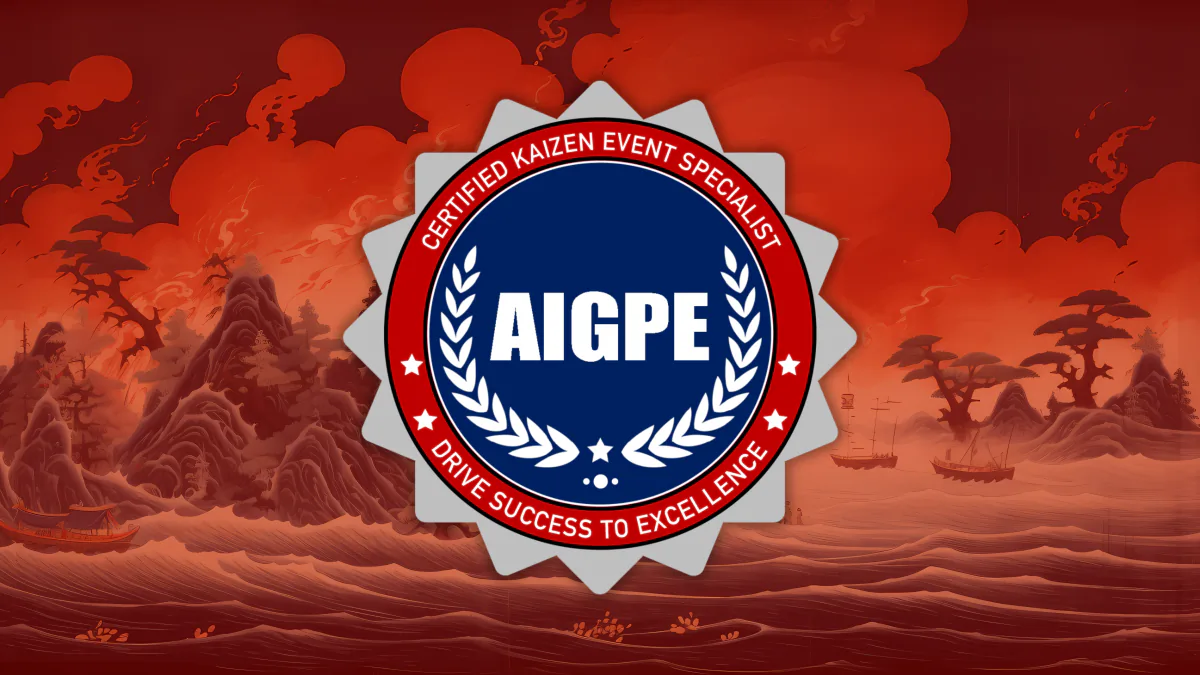 AIGPE® course logo for Kaizen Event Specialist