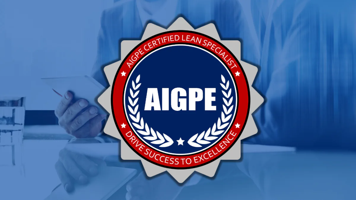 AIGPE® course logo for Lean Specialist