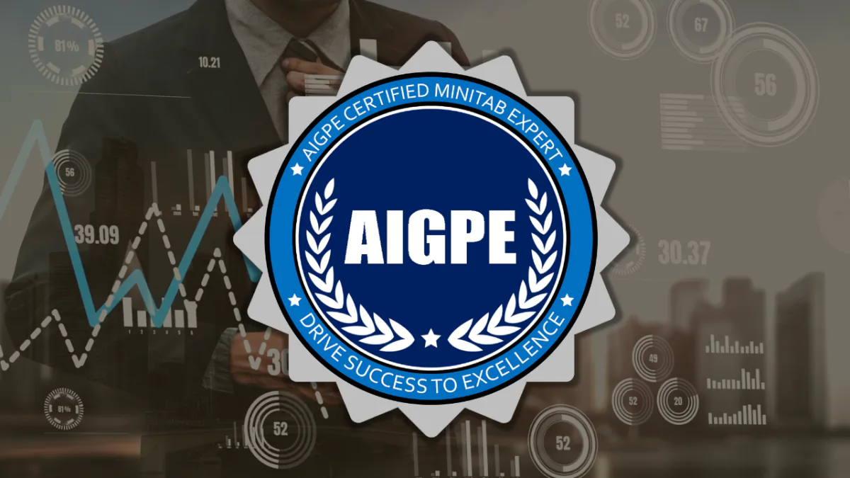 AIGPE® course logo for Minitab Expert: Hypothesis Testing