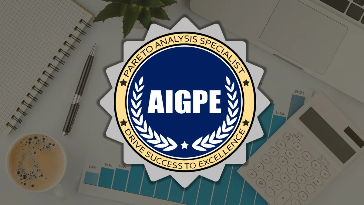 AIGPE® course logo for Pareto Analysis Specialist