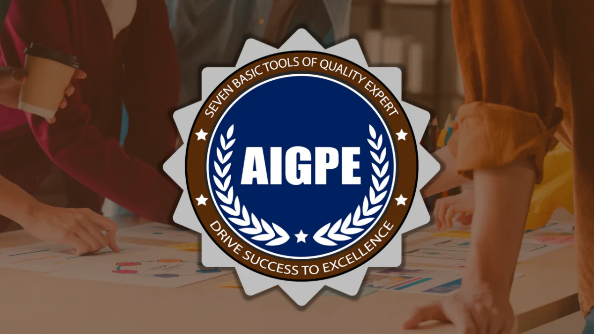 AIGPE® course logo for Seven Basic Tools of Quality Expert