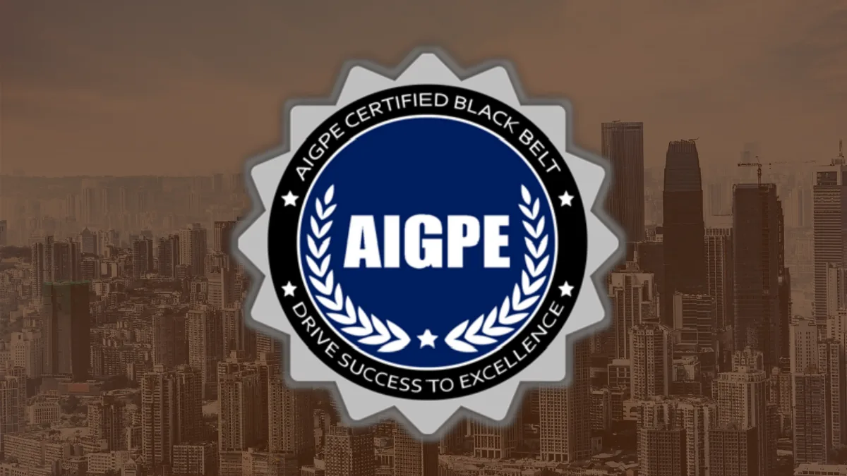 AIGPE® course logo for Six Sigma Black Belt: Part 2: Measure and Analyze