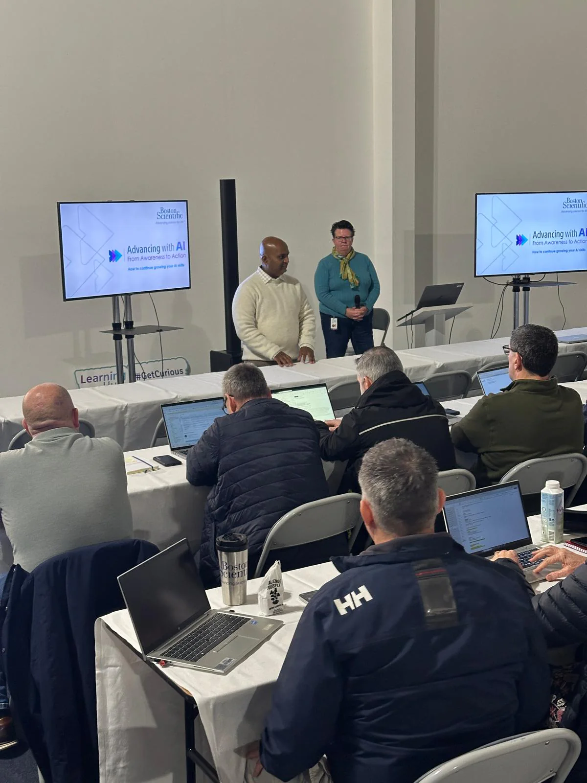 Rahul G. Iyer leading an applied AI training session for a professional cohort in Ireland
