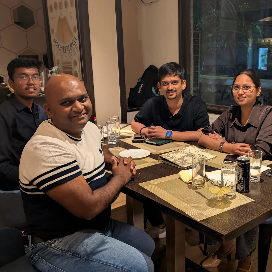 Rahul G. Iyer with Ketan Heda and the Heda and Associates team