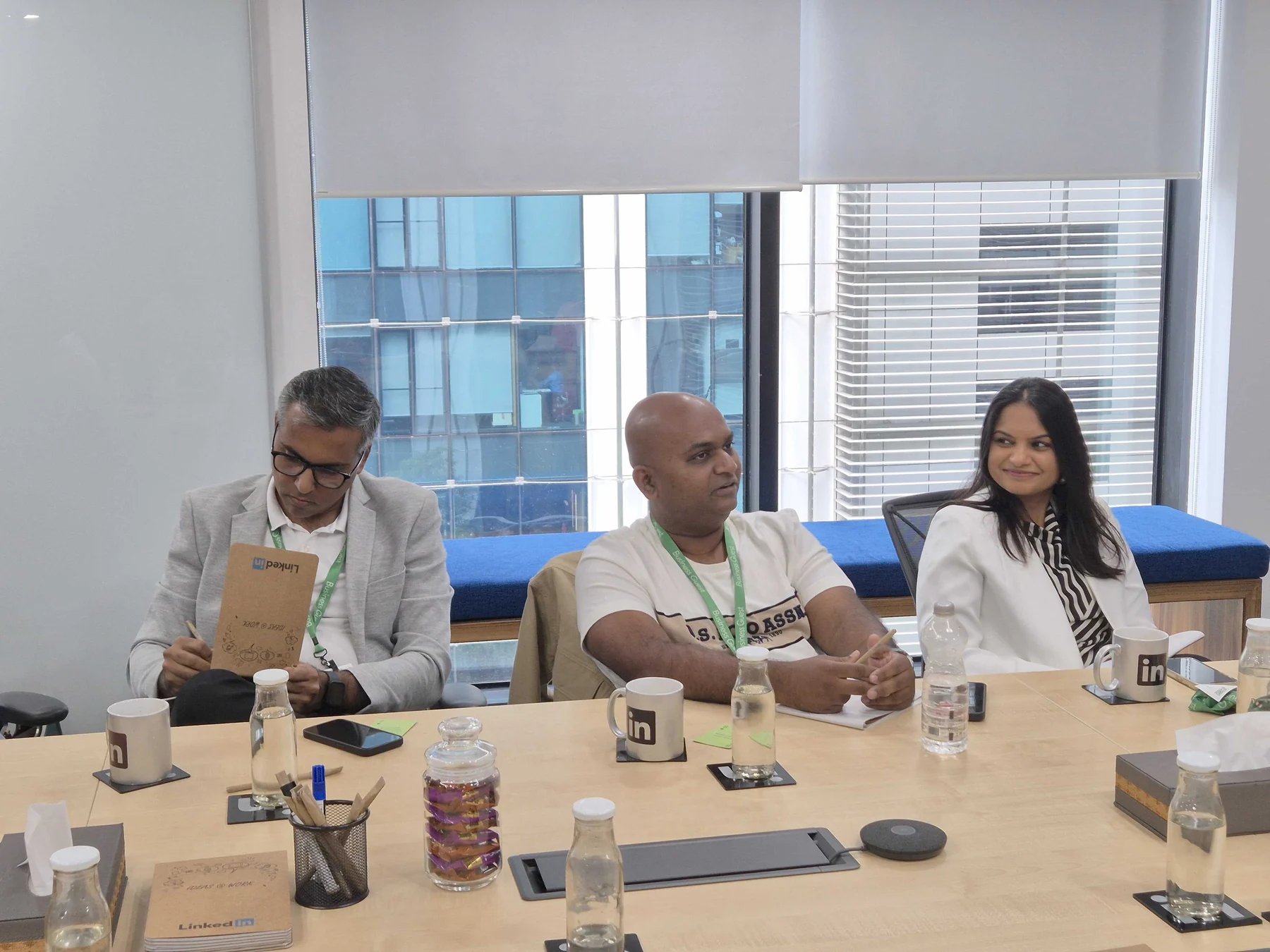 Rahul G. Iyer in conversation at a professional roundtable